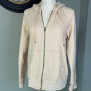 Uniqlo women’s full zip sweatshirt jacket with hood. Size medium